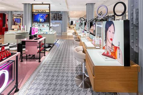 Prada opens new beauty counter at La Samaritaine .